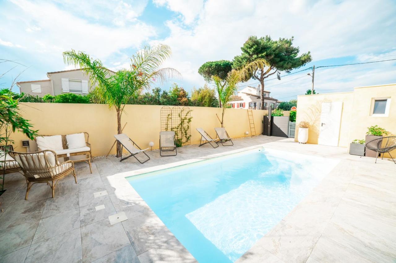 Cosyfamily Piscine -Wifi- Neuf-Famille -15Min Plage - Top Pros Servicesconciergerie Perols Exterior photo