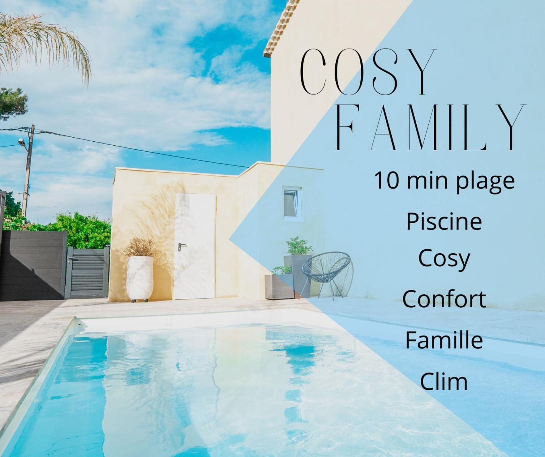 Cosyfamily Piscine -Wifi- Neuf-Famille -15Min Plage - Top Pros Servicesconciergerie Perols Exterior photo